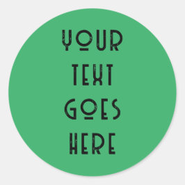 anpassningsbar som kan ändra texten här personlig  runt klistermärke