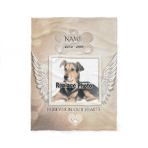 Anpassningsbar som konverterar Hund Foto Memorial 