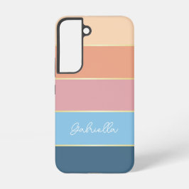 Anpassningsbar Sommar Färger Färg Block Rand