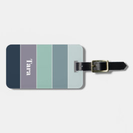Anpassningsbar Sommar Färger Färg Block Rand Bagagebricka
