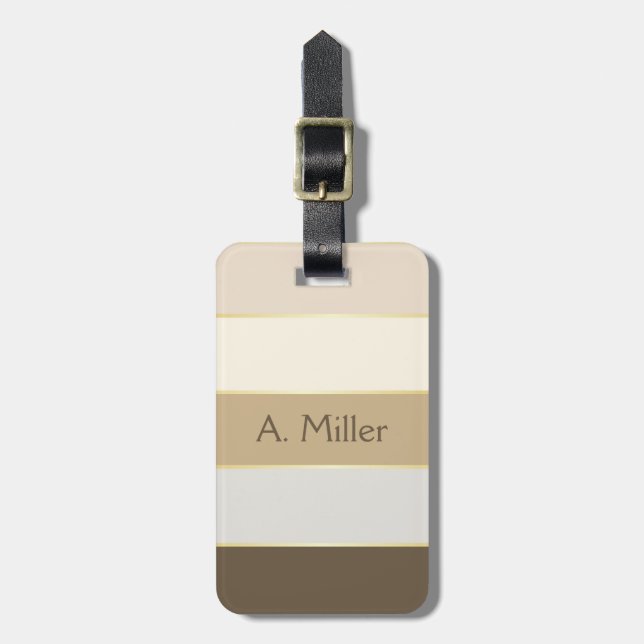 Anpassningsbar Sommar Färger Färg Block Rand Bagagebricka (Vertikal Framsida)