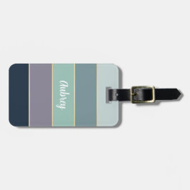 Anpassningsbar Sommar Färger Färg Block Rand Bagagebricka
