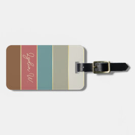 Anpassningsbar Sommar Färger Färg Block Rand Bagagebricka