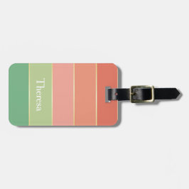 Anpassningsbar Sommar Färger Färg Block Rand Bagagebricka
