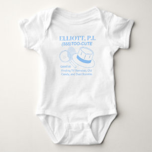 Anpassningsbar söt babydeckare t shirt
