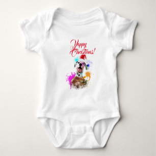 Anpassningsbar Söt Dalmatiner Hund Yappy Jul T Shirt
