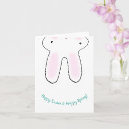 anpassningsbar söt vid glad påsk Lycklig Vår Påskh Kort