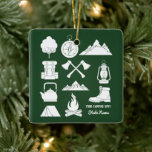 Anpassningsbar Souvenir Camping Collage Campers Ph Julgransprydnad Keramik<br><div class="desc">Lägg enkelt till namn i din favoritcampingplats och det läge den befinner sig i på framsidan och ditt favoritfoto från camping resa på baksidan för att skapa ditt eget självanamaterial för souvenir camping Julgran eller lägga till en namn eller annan text för att skapa din helgdag för anpassningsbar med en...</div>