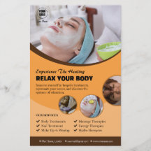 Anpassningsbar Spa Services Flyer