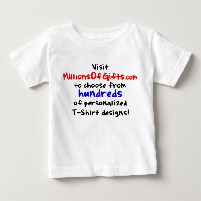 Anpassningsbar Spädbarn Långärmad T- Shirt T-shirt (Framsida)