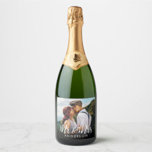 Anpassningsbar Sparkling Vin Bröllop Photo