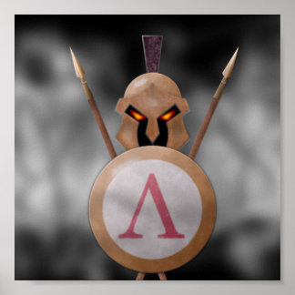 Anpassningsbar Spartan Canvas Poster