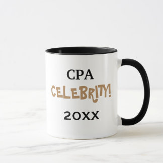 Anpassningsbar Speciell CPA Accountant Firande Mugg