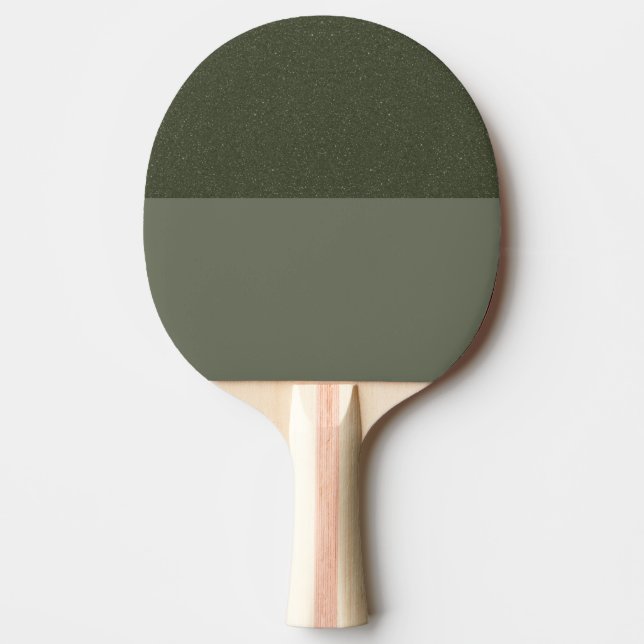 Anpassningsbar Speckled Moss Grönt Bord Tennis Pad Pingisracket (Framsidan)