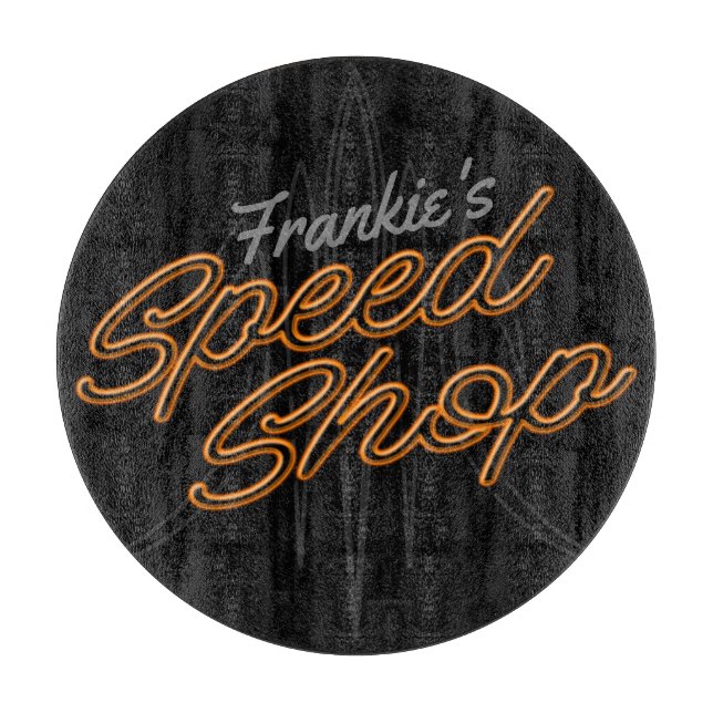 Anpassningsbar Speed Shop Pinstriping Hot rod Gara (Framsidan)