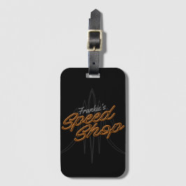 Anpassningsbar Speed Shop Pinstriping Hot rod Gara Bagagebricka