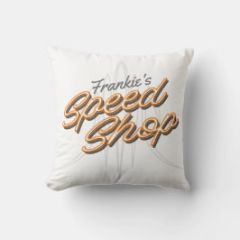 Anpassningsbar Speed Shop Pinstriping Hot rod Gara Kudde