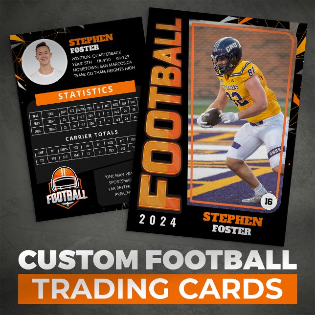 Anpassningsbar-spelare för Black & Orange-fotbolls (Skapare uppladdad)