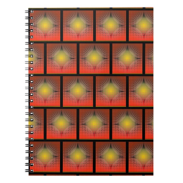 Anpassningsbar Spiral fotopatbok på Zazzle Anteckningsbok (Framsidan)