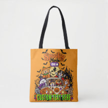 Anpassningsbar Spooky Mode Halloween Retro Hundar