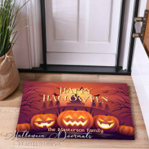 Anpassningsbar Spooky Pumpkins Happy halloween