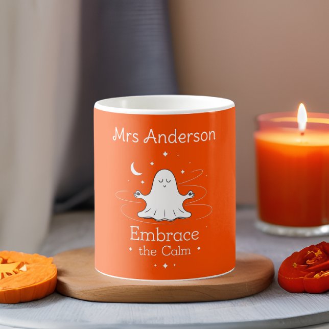 Anpassningsbar Spooky Self-Care Mugg - "Embrace th (Skapare uppladdad)