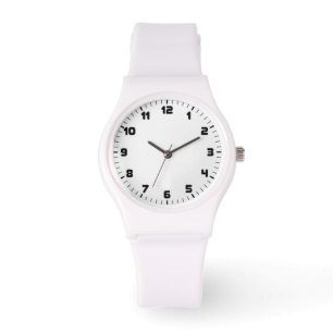 anpassningsbar, sportisk kiseldamur armbandsur