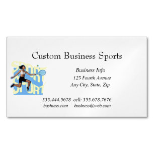 Anpassningsbar Sports Basketball Fitness Coach Ten Magnetiska Visitkort