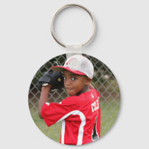Anpassningsbar Sports Photo Keychain