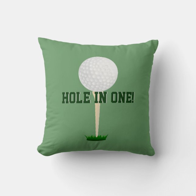 Anpassningsbar Sports Pillow - Golf Dekorativ kudd Kudde (Framsida)