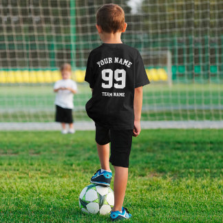 Anpassningsbar Sports Team Jersey White Number och T Shirt