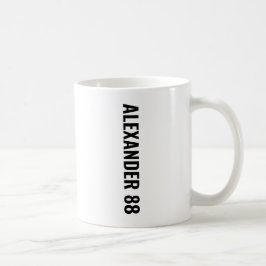 Anpassningsbar Sports Team-Logotyp med Namn-nummer Kaffemugg