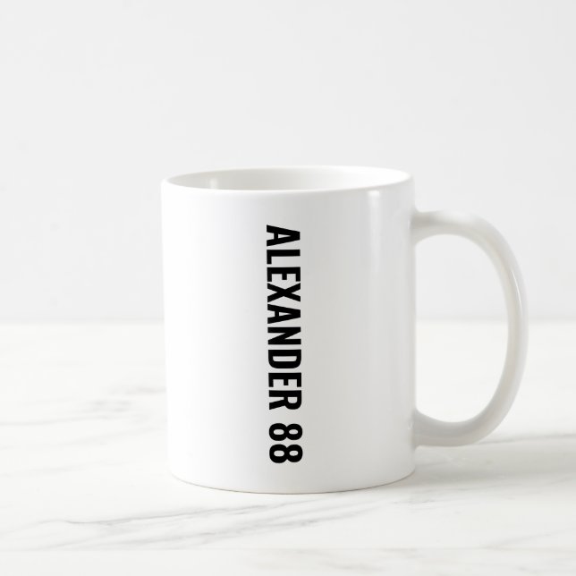 Anpassningsbar Sports Team-Logotyp med Namn-nummer Kaffemugg (Höger)