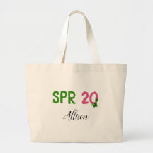 Anpassningsbar SPR 20 AKA Sorority Canvas Tote