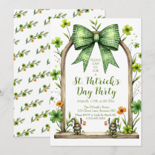 Anpassningsbar St. Patrick's Day-inbjudan Inbjudningar