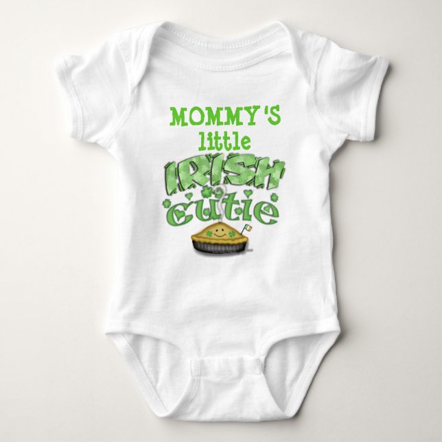 Anpassningsbar St. Patrick's Day T-Shirt/Baby Body Tee Shirt (Framsida)
