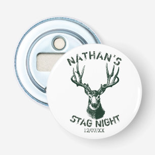Anpassningsbar Stag Night Antlers Keepsak Flasköppnare