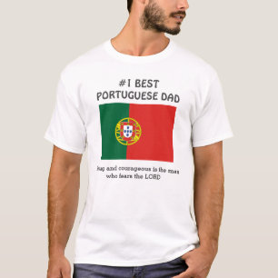 Anpassningsbar Starkt djärv PORTUGISISKA PAPPA T Shirt
