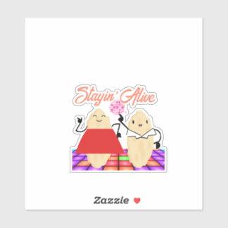 Anpassningsbar-Stayin'Alive-Scoby-SNF-Vinyl Sticke Klistermärken