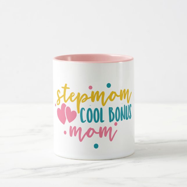 Anpassningsbar Step Mamma-godkänd Personlig Gift f Mugg (Center)