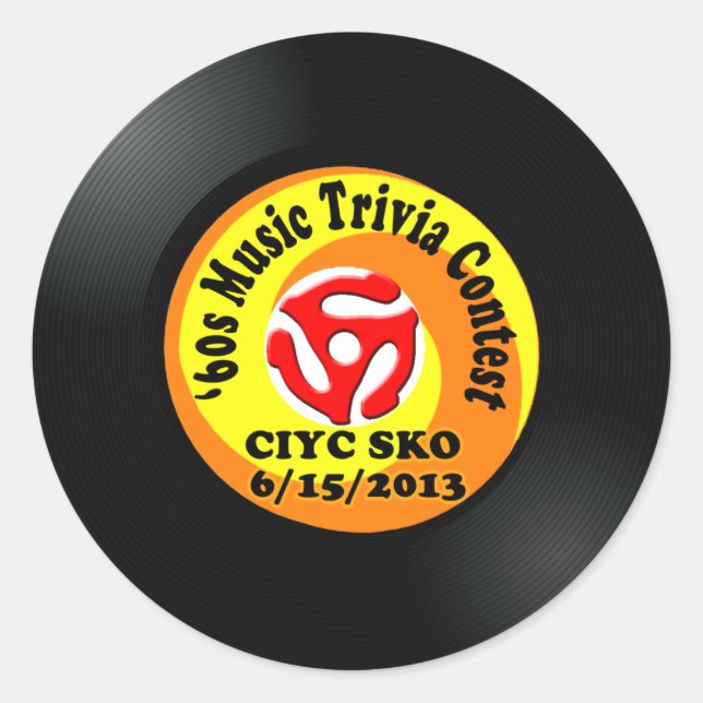 Anpassningsbar Sticker 8 Runt Klistermärke (Framsida)