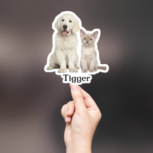 Anpassningsbar Sticker, Anpassningsbar Hund Sticke Klistermärken