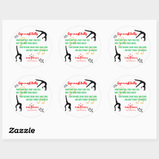 Anpassningsbar Sticker Order for Parker Henry Runt Klistermärke