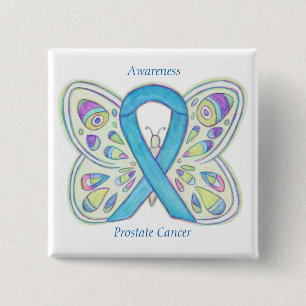 Anpassningsbar-stift för Prostate Cancer Blue Awar Knapp