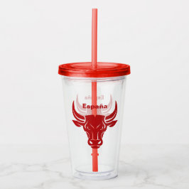 Anpassningsbar Stilized Bull tumblare Take Away Mugg
