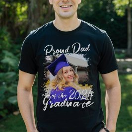 Anpassningsbar stolt Pappa under Student 2024 T Shirt