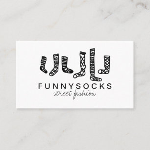Anpassningsbar Store Sock Visitkort