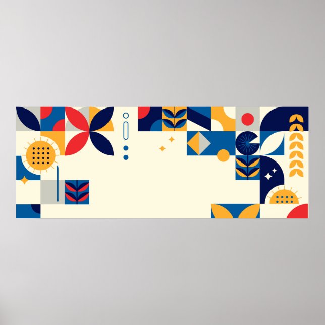 Anpassningsbar Storlek Bauhaus Art Poster 6 (Framsidan)