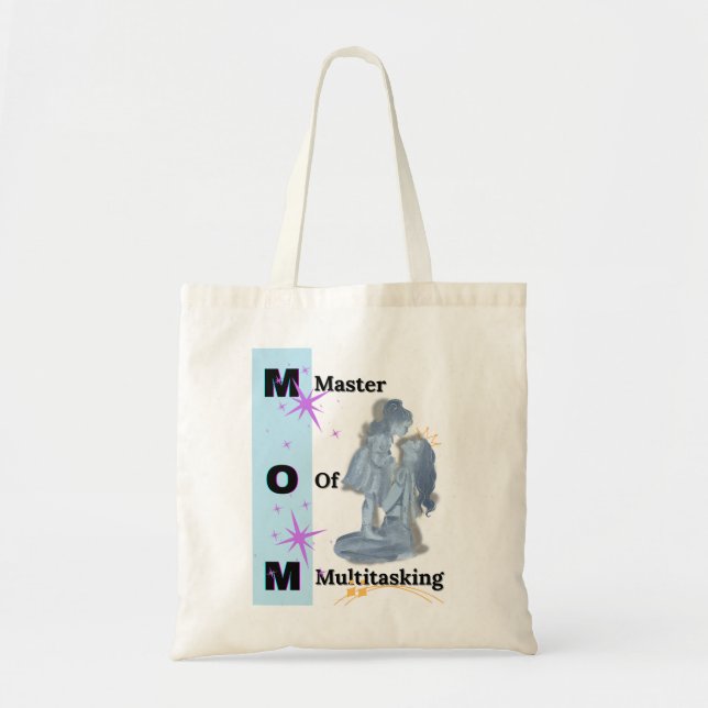 Anpassningsbar Storlek Tote Bag Mors dag Gift Idea Tygkasse (Framsidan)