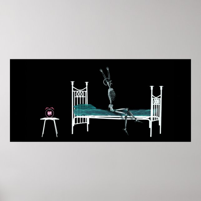 Anpassningsbar Storlek Xray Aquarium Background Be Poster (Framsidan)